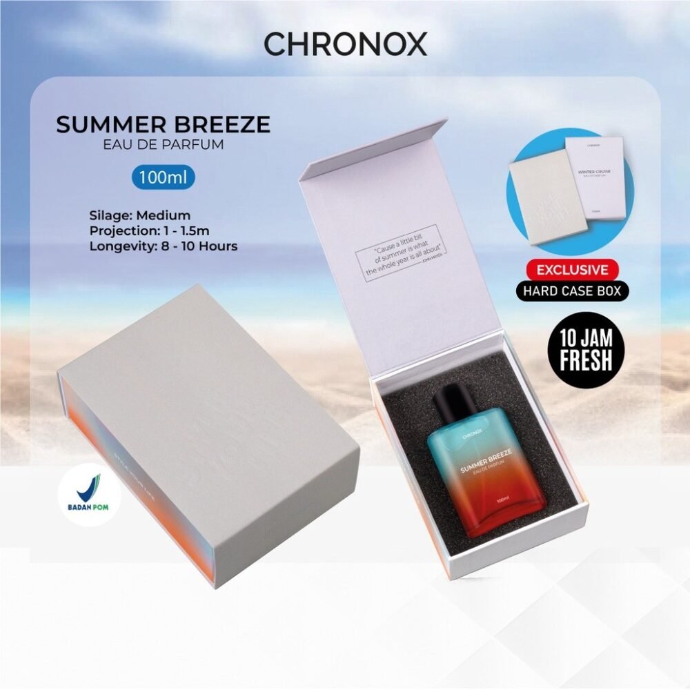 Chronox - Parfum Unisex Tahan Lama - Summer Breeze Original Eau de Parfum - Gambar 5