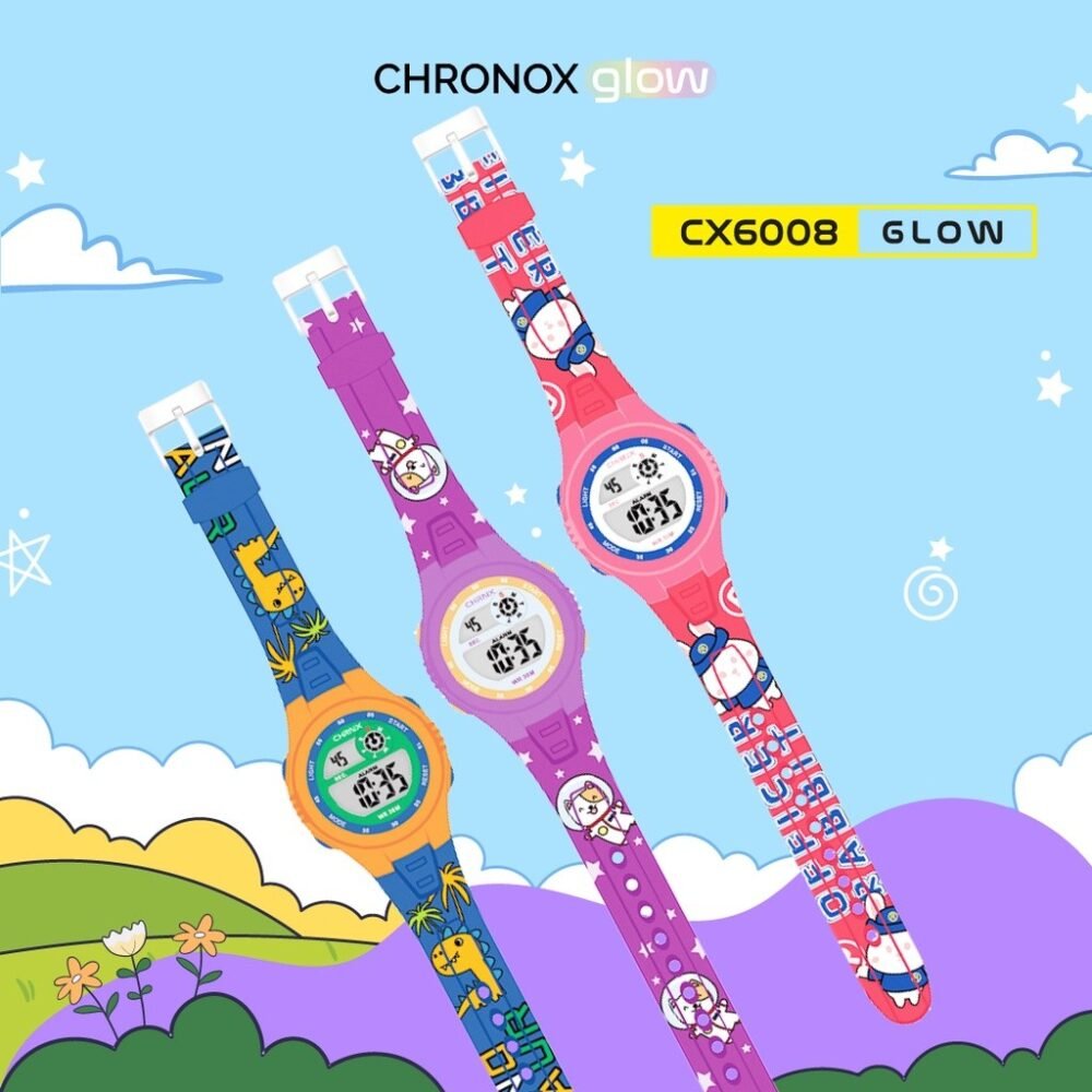 Jam Tangan Anak Digital Anti Air Waterproof Sporty Fashion Chronox CX6008 - Gambar 5