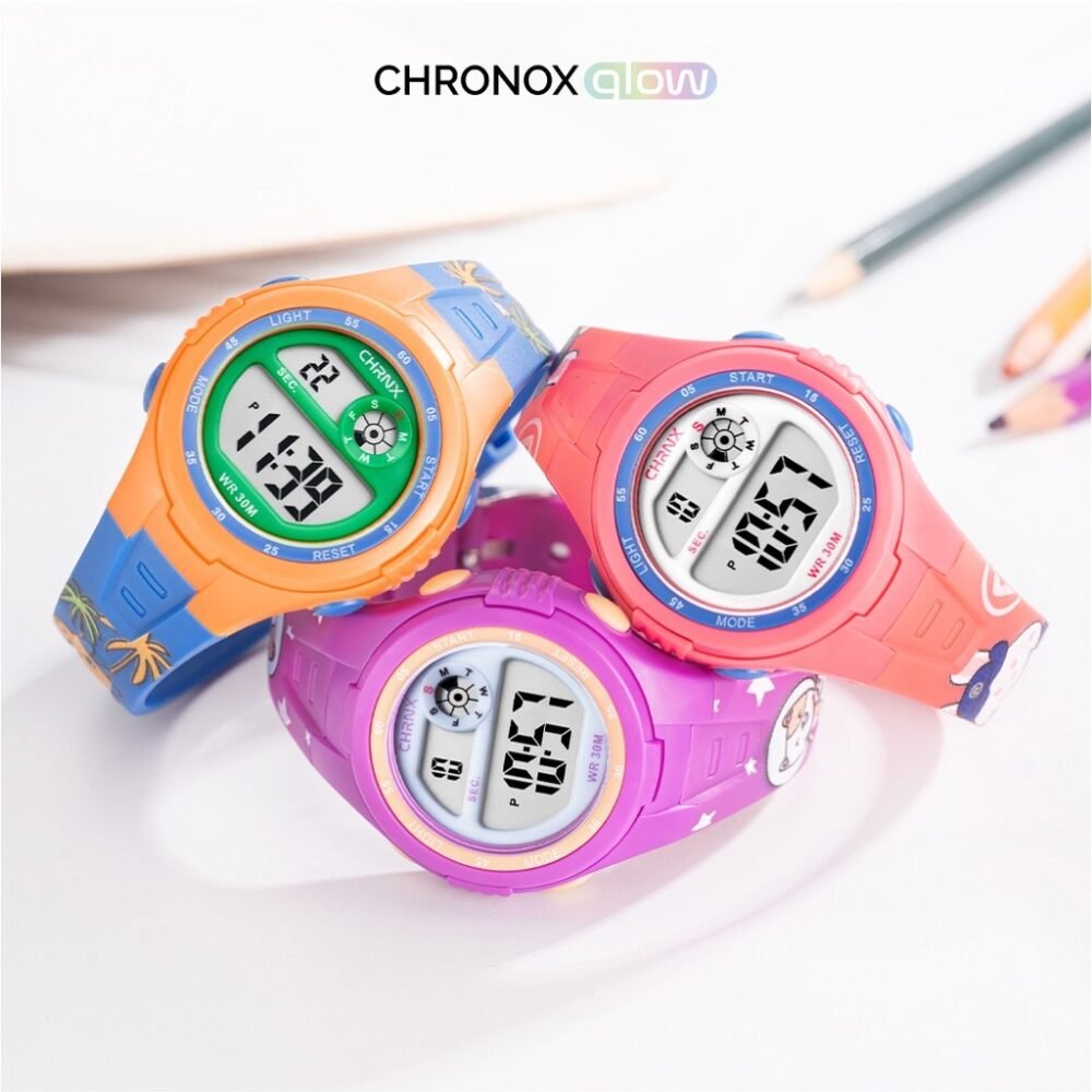 Jam Tangan Anak Digital Anti Air Waterproof Sporty Fashion Chronox CX6008 - Gambar 6