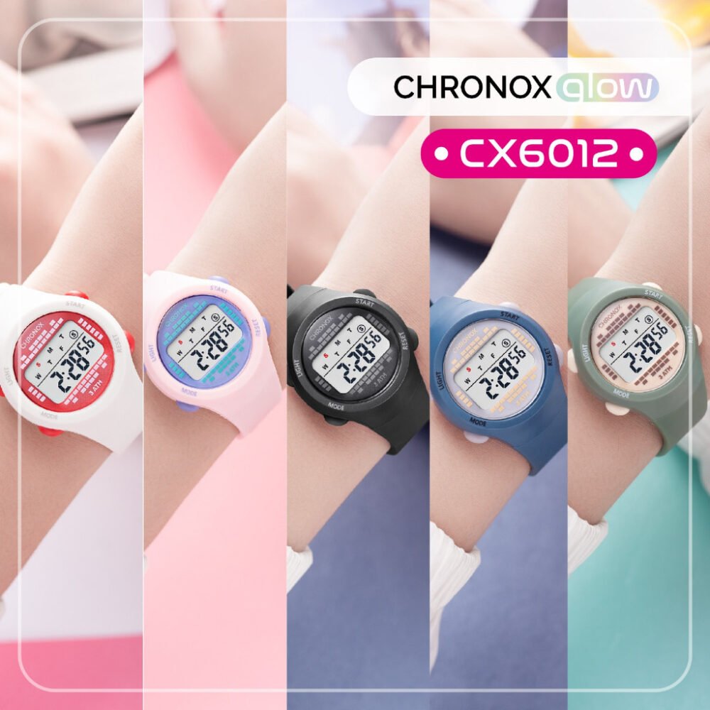 Jam Tangan Digital Unisex Pria Wanita Anti Air Original - Chronox CX6012 [ Baca Diskripsi ] - Gambar 7