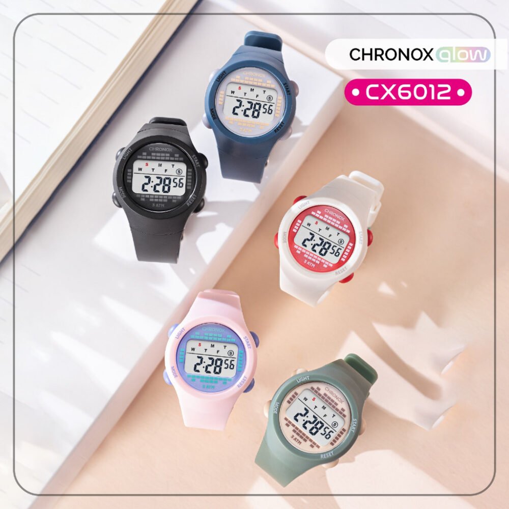 Jam Tangan Digital Unisex Pria Wanita Anti Air Original - Chronox CX6012 [ Baca Diskripsi ] - Gambar 8