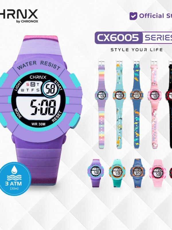 Jam Tangan Anak Digital Anti Air Waterproof Sporty Fashion Chronox CX6005 [ Baca Deskripsi ]