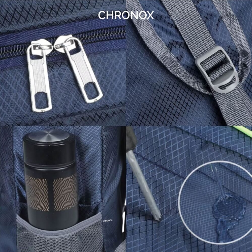 Tas Ransel dan Bahu - Travel Bag Anti Air Backpack Tas Ransel Sekolah Kuliah Olahraga Dapat Dilipat - CHRONOX DRIFTER - Gambar 6