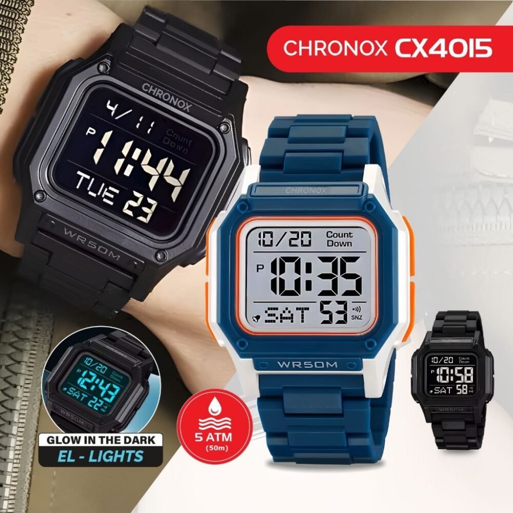 CHRNX by CHRONOX Jam Tangan Digital Unisex Pria Wanita - CX4015