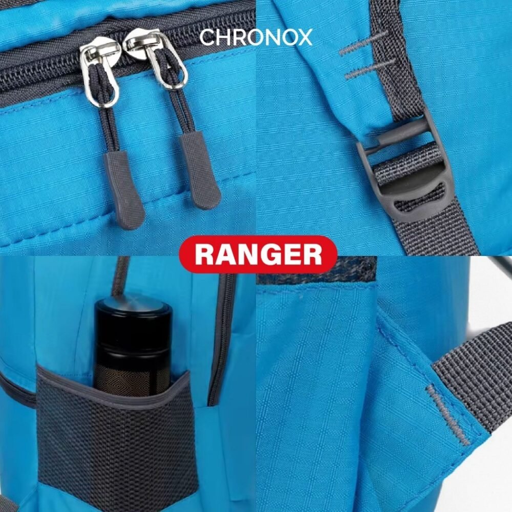 Tas Ransel Sekolah Kuliah Kerja - Backpack Bahan Waterproof Tas Laptop Anti Air - CHRONOX RANGER - Gambar 8