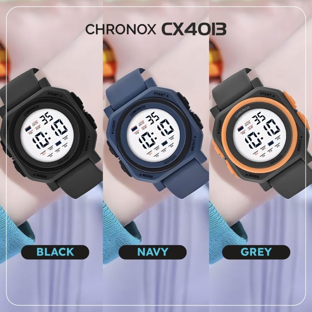 Jam Tangan Digital Unisex Pria Wanita Tahan Air - Chronox CX4013 - Gambar 6