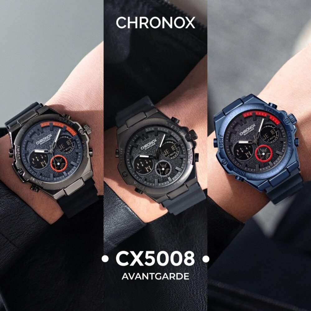 Jam Tangan Pria Analog Digital Anti Air Chronox CX5008 AVANTGARDE - Gambar 5