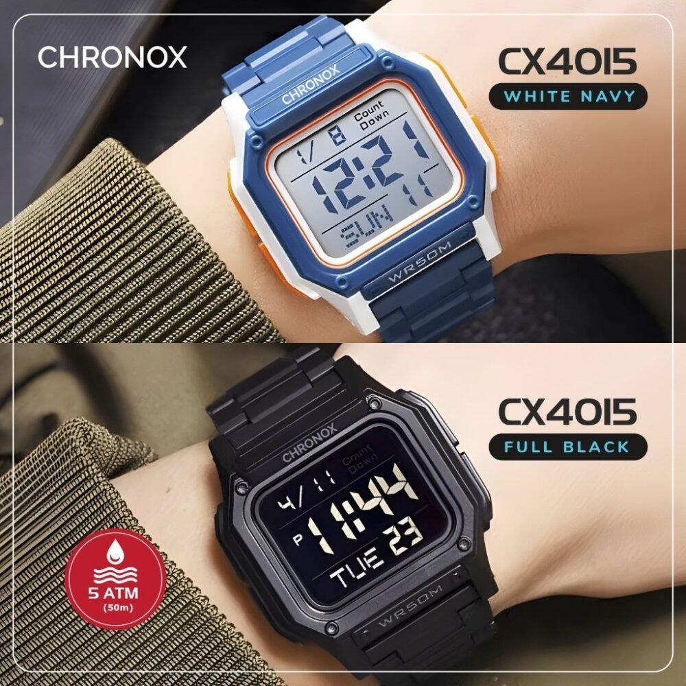 CHRNX by CHRONOX Jam Tangan Digital Unisex Pria Wanita - CX4015 - Gambar 4