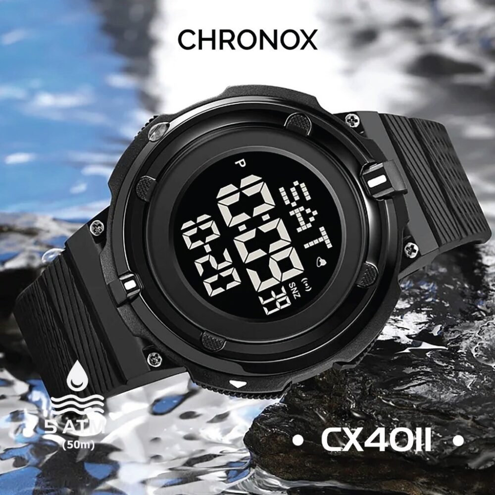 Jam Tangan Digital Unisex Pria Wanita Tahan Air - Chronox CX4011 - Gambar 5