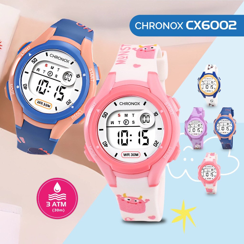 CHRONOX Jam Tangan Anak Digital - CX6002 [ Baca Deskripsi]