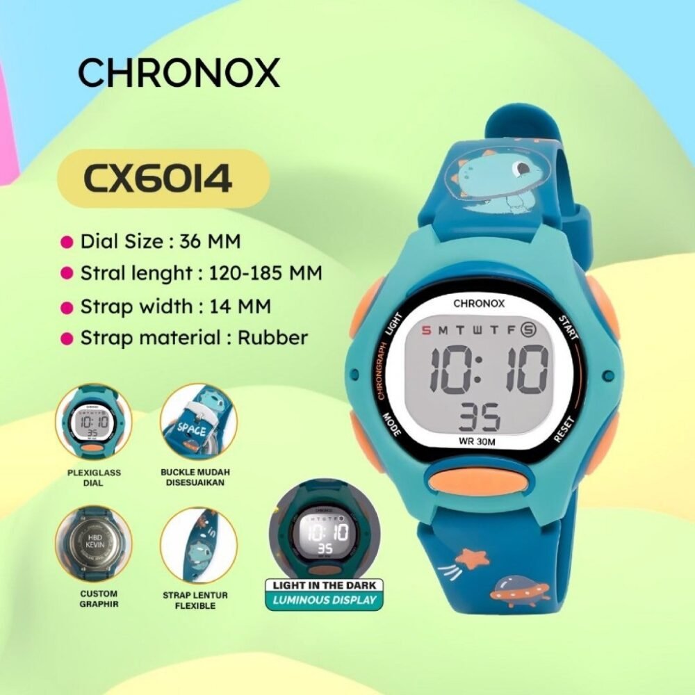 CHRONOX Jam Tangan Anak Digital - CX6014 [ Baca Deskripsi] - Gambar 6