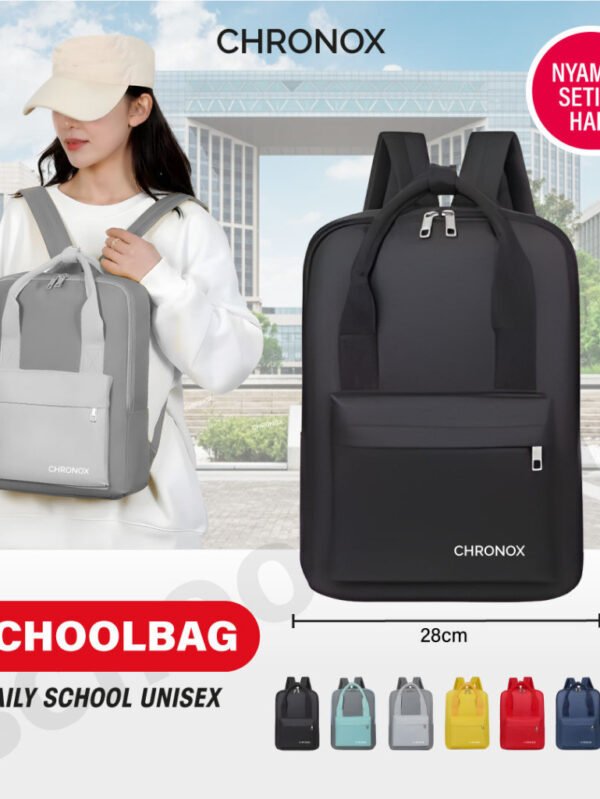 Tas Ransel Pria Wanita Backpack Remaja Dewasa - Tas Sekolah - Chronox SCB