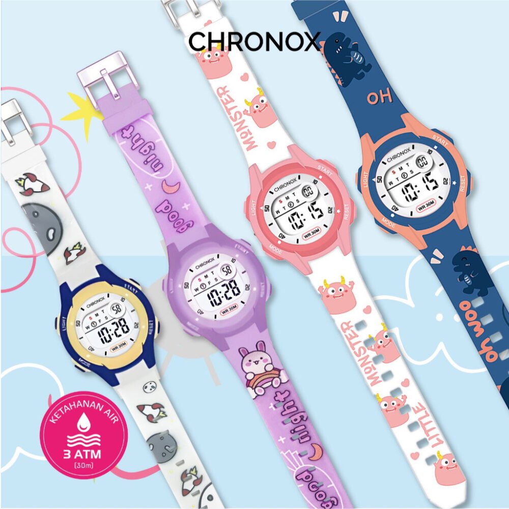 CHRONOX Jam Tangan Anak Digital - CX6002 [ Baca Deskripsi] - Gambar 6
