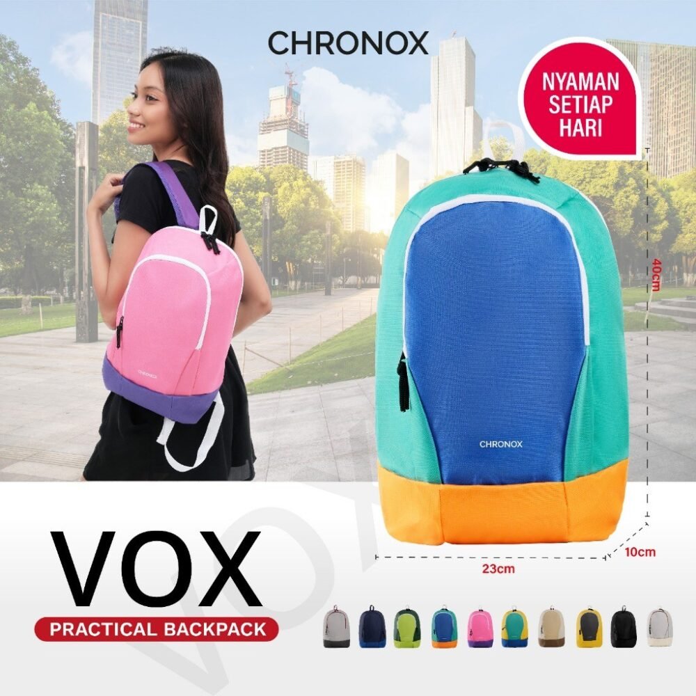 Chronox VOX Backpack Sport Daily FIt Ransel Wanita - Tas Sepeda/Hiking/Mendaki