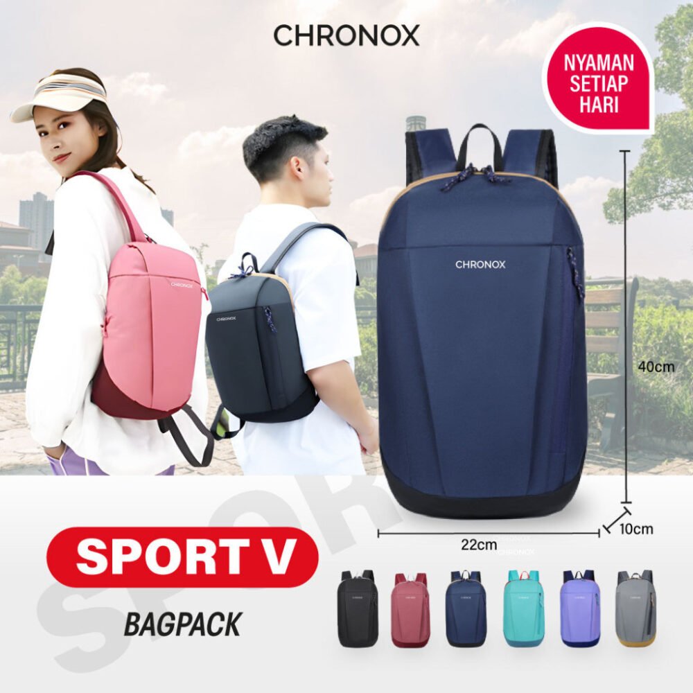 Backpack Sport Daily FIt Ransel Pria Wanita - Tas Sepeda/Hiking/Mendaki - Chronox BSPV