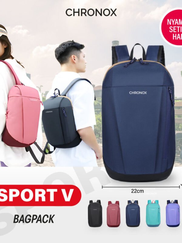 Backpack Sport Daily FIt Ransel Pria Wanita - Tas Sepeda/Hiking/Mendaki - Chronox BSPV