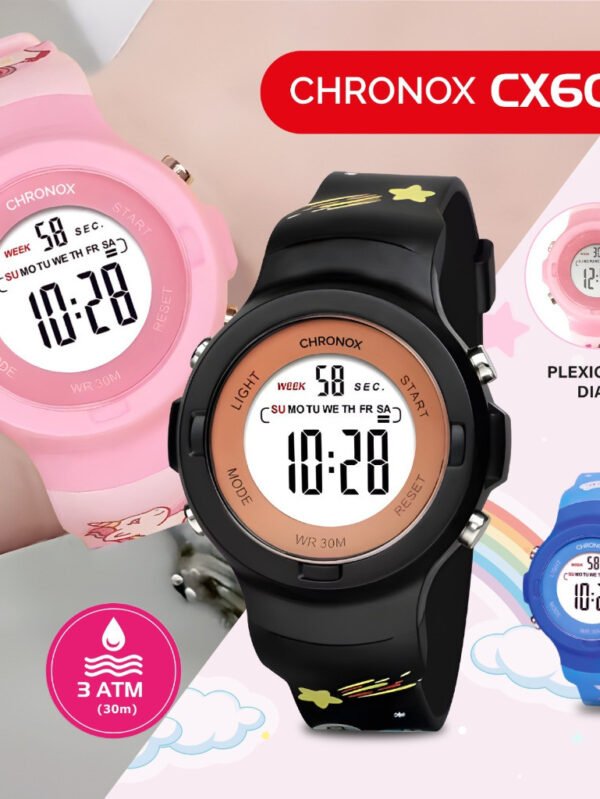 Jam Tangan Anak Digital Anti Air Waterproof Sporty Fashion Chronox CX6013 [ Baca Deskripsi]