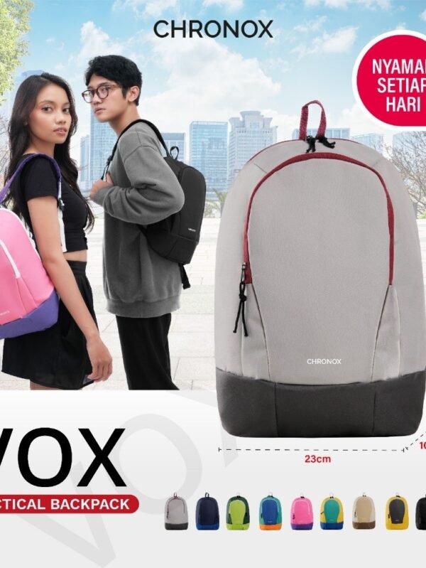 Chronox VOX Backpack Sport Daily FIt Ransel Pria Wanita - Tas Sepeda/Hiking/Mendaki