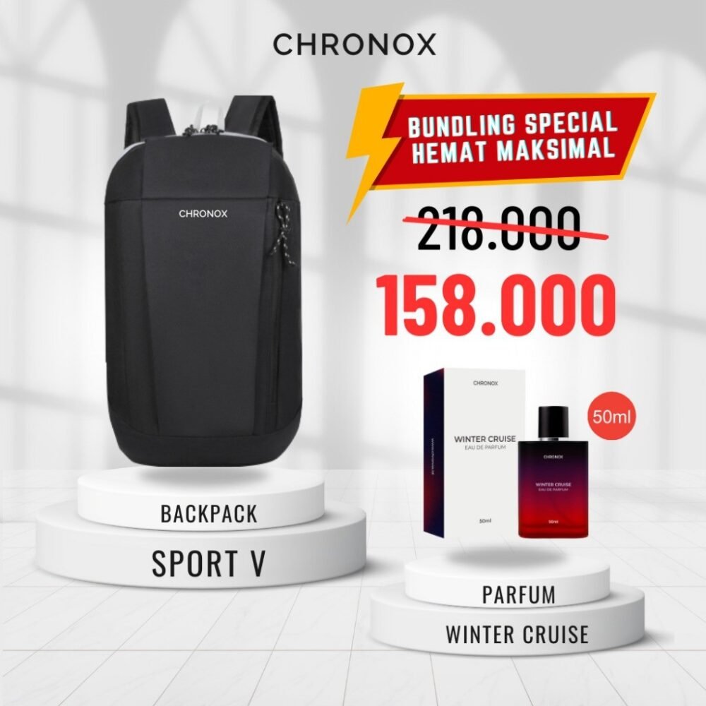 Backpack Sport Daily FIt Ransel Pria Wanita - Tas Sepeda/Hiking/Mendaki - Chronox BSPV - Gambar 8