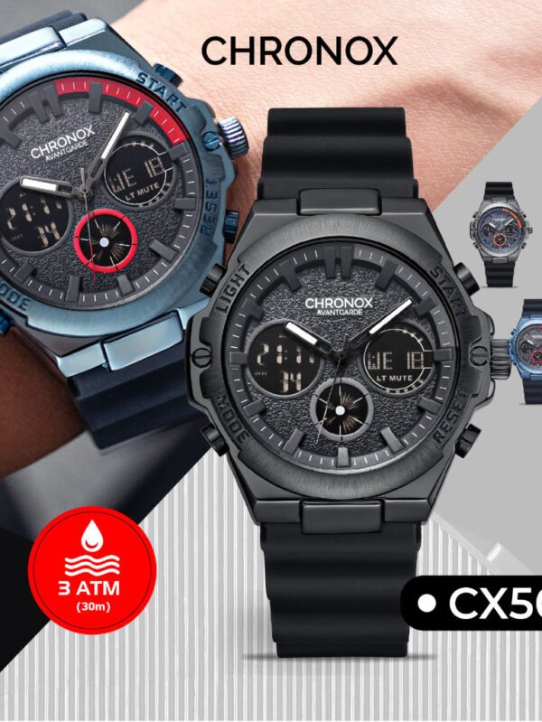 Jam Tangan Pria Analog Digital Anti Air Chronox CX5008 AVANTGARDE