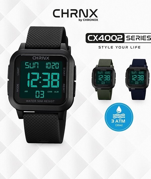 CHRNX by CHRONOX Jam Tangan Digital Unisex Pria Wanita - CX4002 Volt