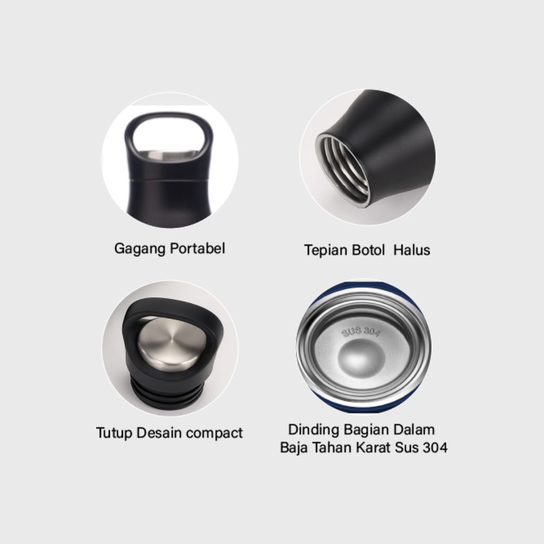 CHRONOX - FLUX Tumbler 500ml - Double Insulated Bottle Tahan Panas dan Dingin - Gambar 4