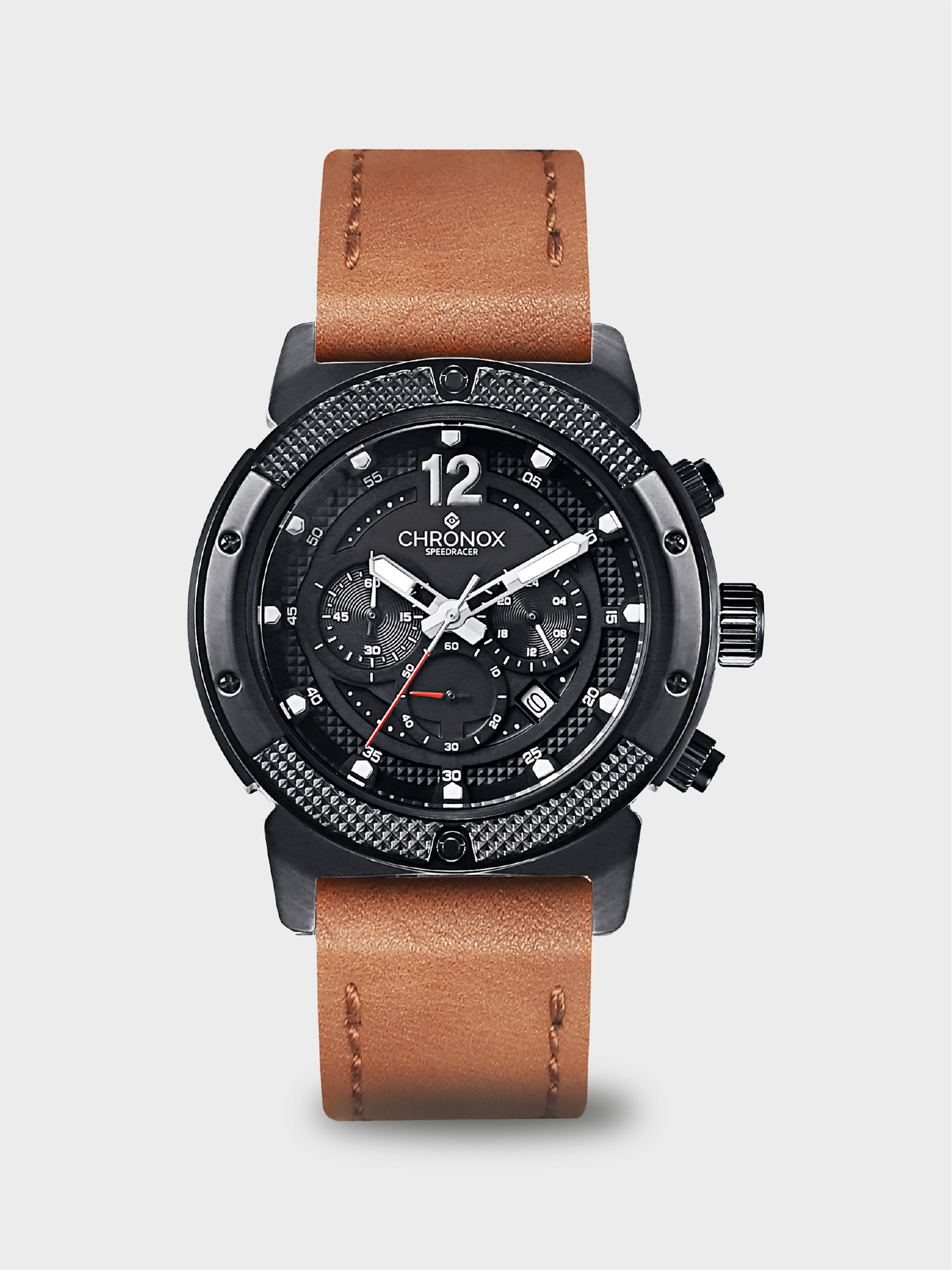 CHRONOX Strap Jam Tangan Speedracer CX2006 (100% Genuine Leather) - Gambar 8