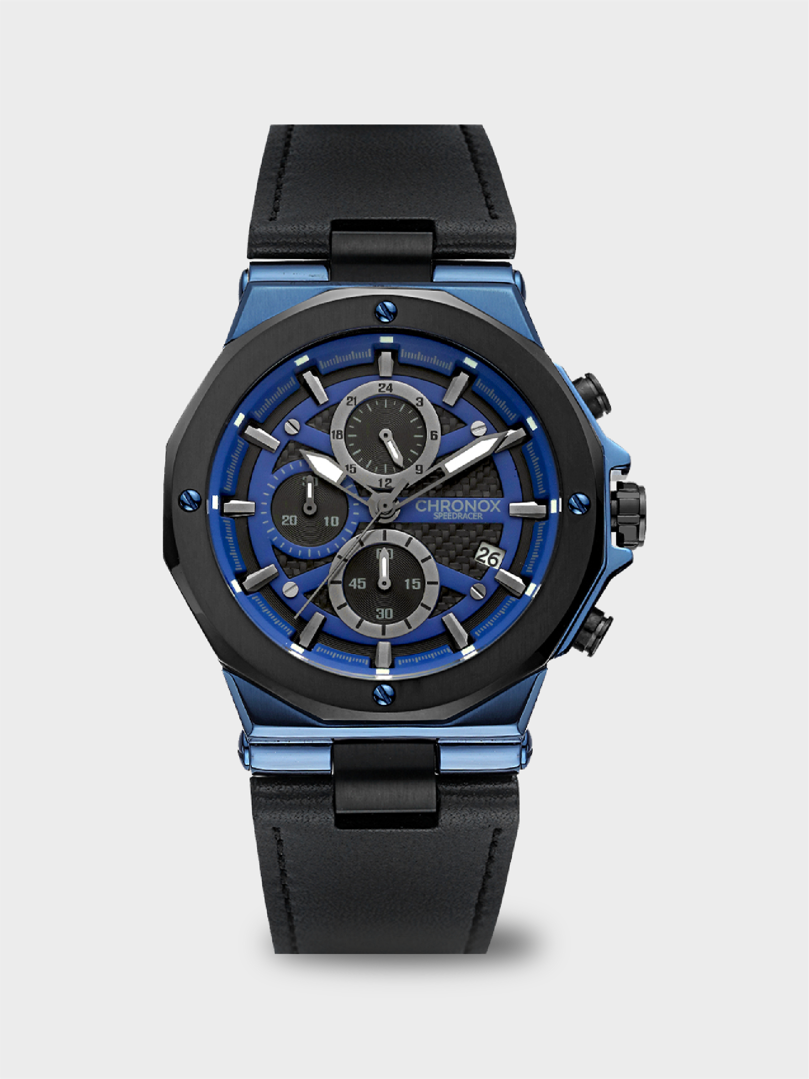 CHRONOX Strap Jam Tangan Speedracer CX2006 (100% Genuine Leather) - Gambar 6