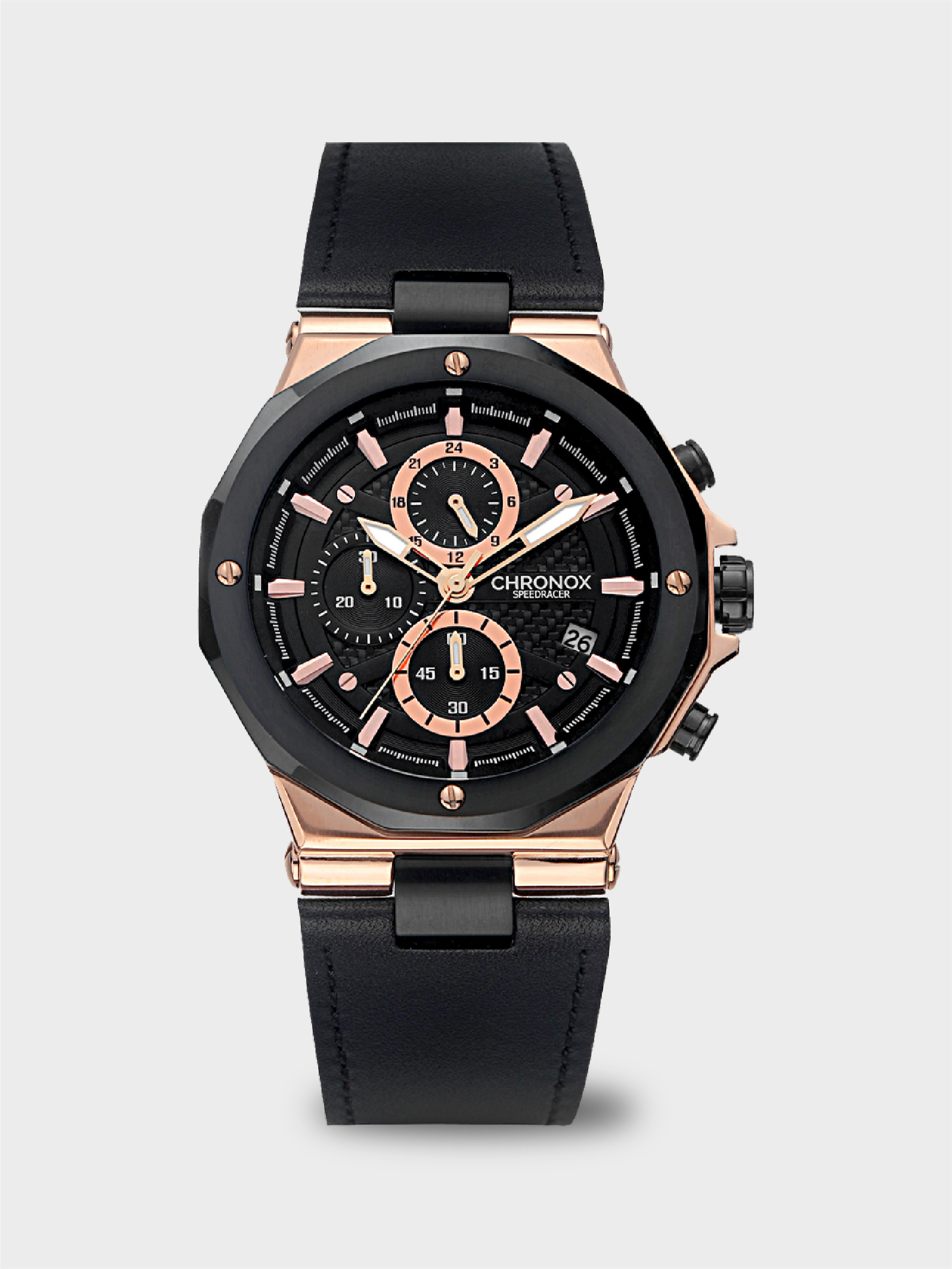 CHRONOX Strap Jam Tangan Speedracer CX2006 (100% Genuine Leather) - Gambar 5