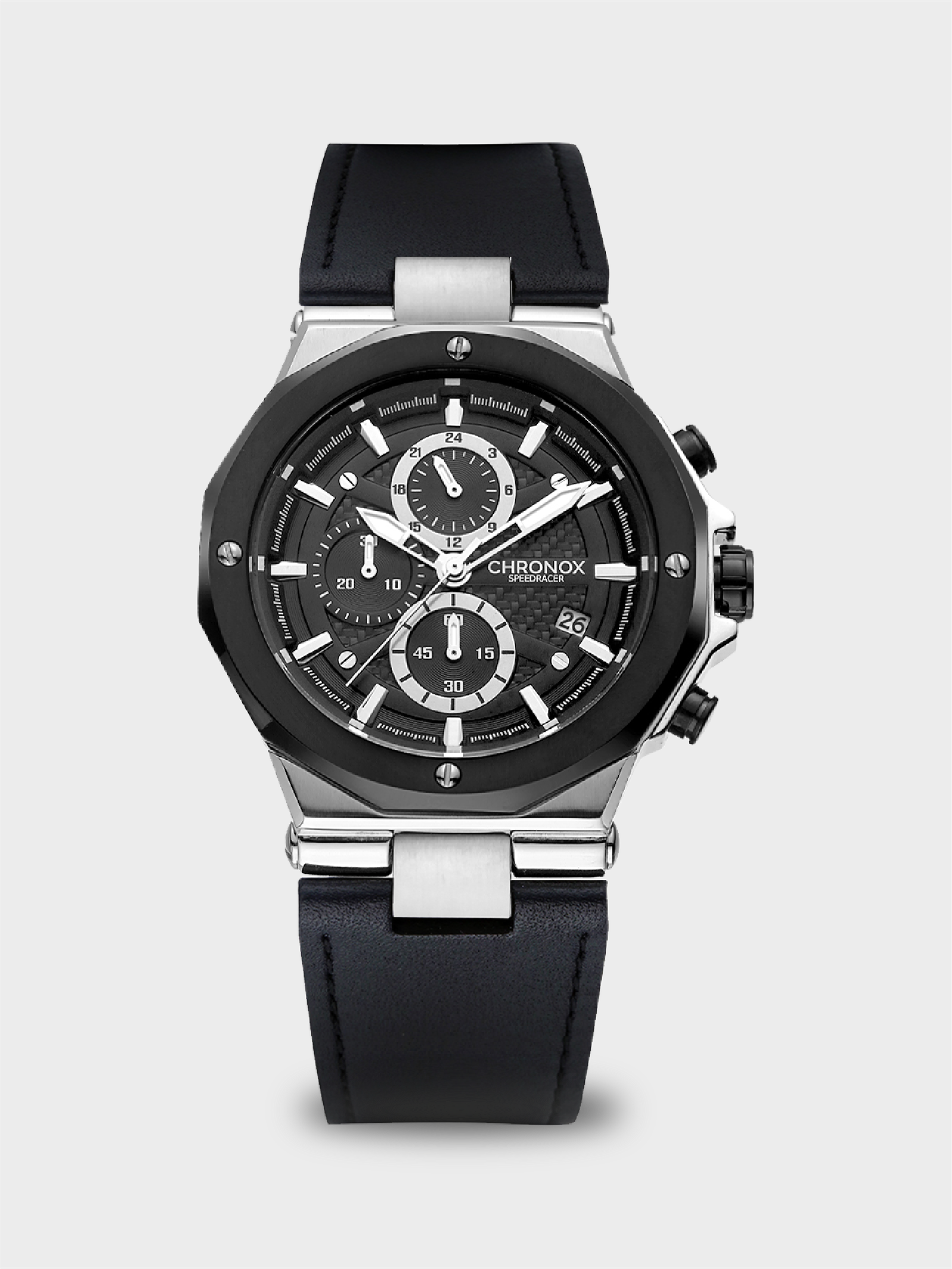 CHRONOX Strap Jam Tangan Speedracer CX2006 (100% Genuine Leather) - Gambar 4