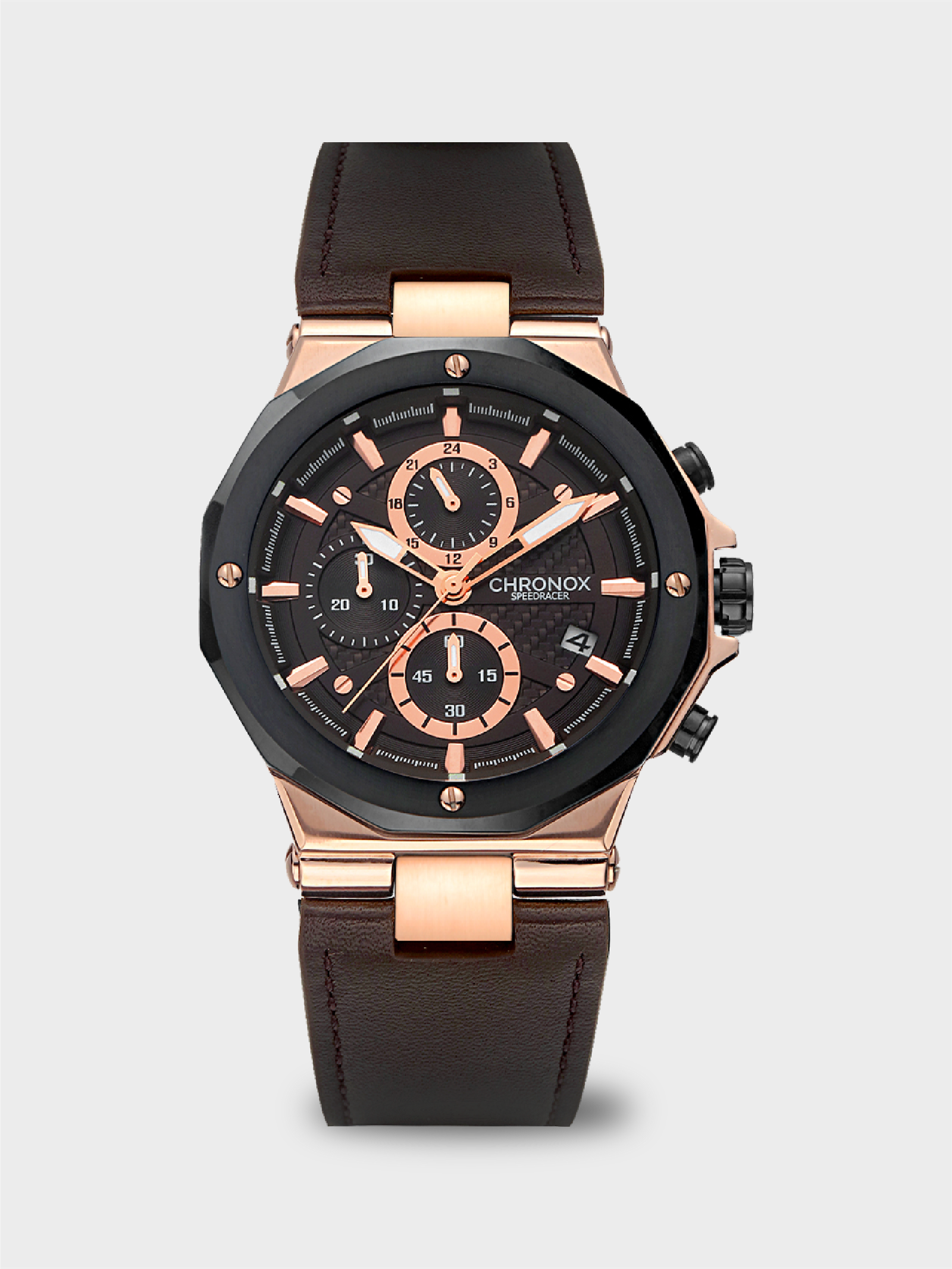 CHRONOX Strap Jam Tangan Speedracer CX2006 (100% Genuine Leather) - Gambar 2