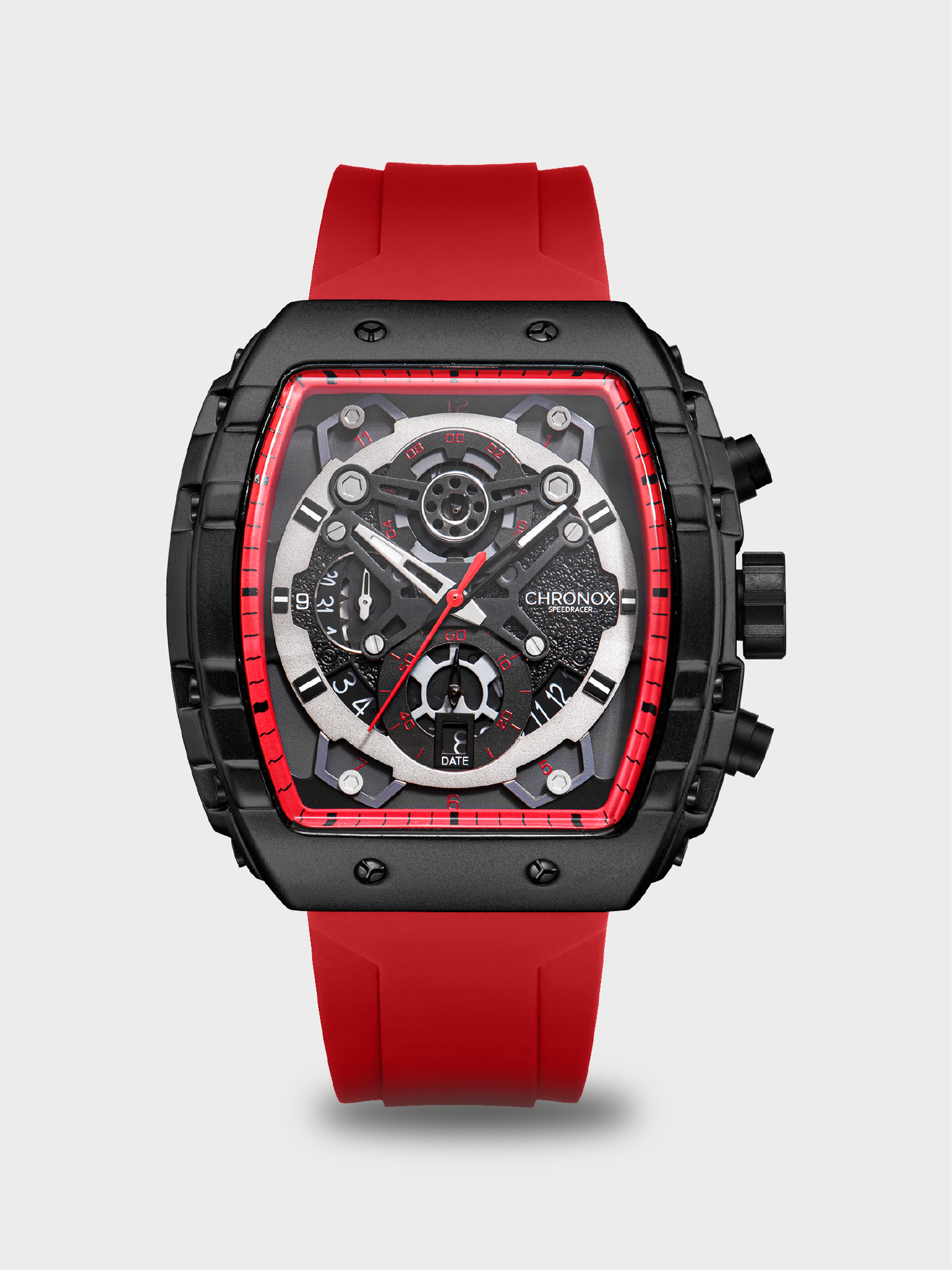 Jam Tangan Pria Analog Sporty Anti Air Original - CX2007 Speedracer - Gambar 5