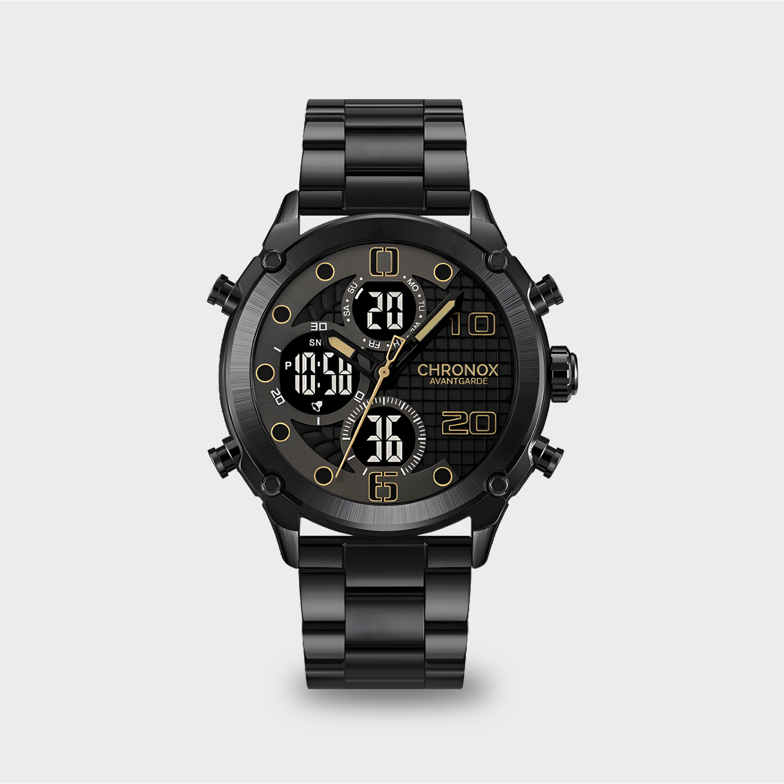 Jam Tangan Pria Analog Digital Anti Air Chronox CX5007 AVANTGARDE [ Baca Deskripsi ] - Gambar 2